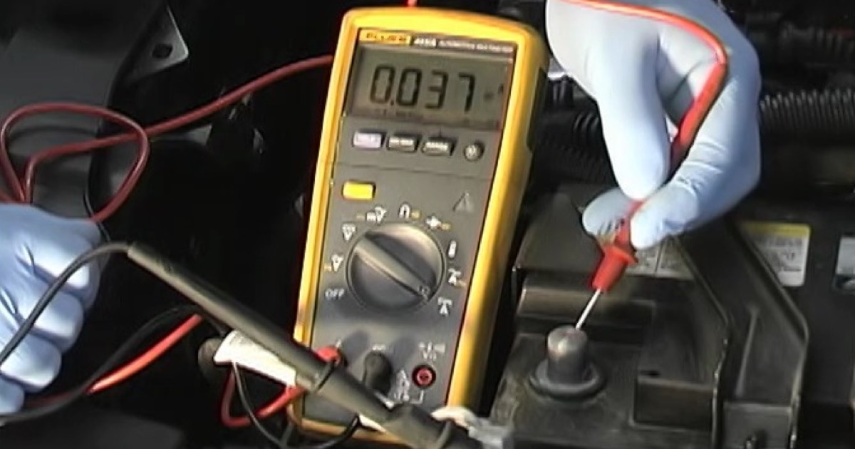 how to do a parasitic battery drain test